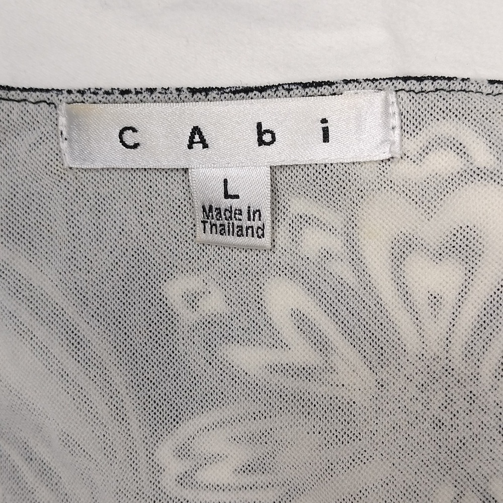CAbi women's v neck short sleeved top size Large - Picture 2 of 13